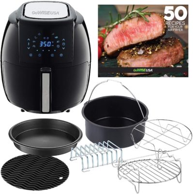 GoWISE USA GWAC22003 5.8 Quart Air Fryer with Accessories